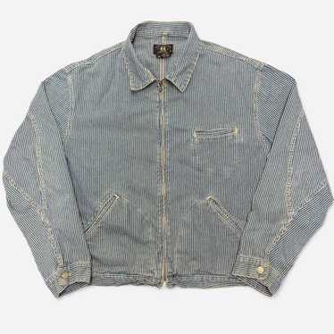 Ralph Lauren ストライプジャケットL　ヒッコリー　RRL Ralph Lauren ストライプジャケットL ヒッコリー RRL RRL ダブル