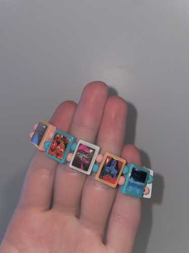 Bazo 1199 fakemink ブレスレット 青とピンク 1199 Fakemink Bazo Soldout Pink White And Blue Bracelet