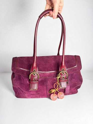 Coach suede purple shoulder - Gem