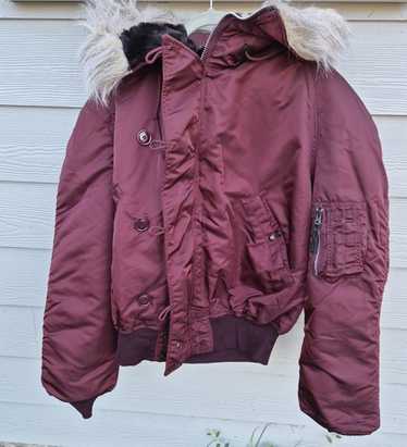あ*い様 90s alpha n2-b n2b flight jacket Alpha Industries Men's N-2B Short Waist Parka (XS, Black) at