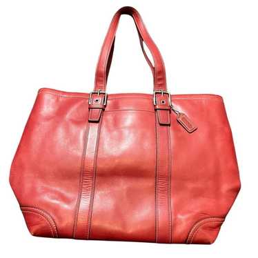 バッグ OLD COACH Large tote bag RED ❤️Coach Cargo Silver/ 1941 Red Tote Bag | eBay