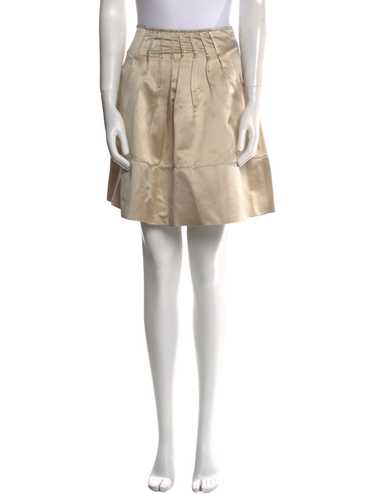 MY0738▲miumiu▲ミウミウ シルクスカート Silk イタリア製 36 MY0738△miumiu△ミウミウ シルクスカート Silk イタリア製 36