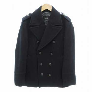 BURBERRY BLACK LABEL ネイビー ピーコート　L BURBERRY BLACK LABEL バーバリーブラックレーベル D1F54-655-28