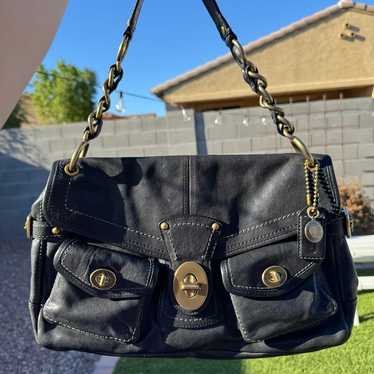 バッグ COACH 65th Anniversary Legacy hand bag Coach 65th Anniversary Iconic Legacy Black Signature C Tote