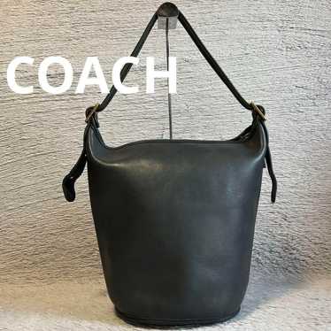 バッグ 00s old coach 9085 backet shoulderbag Extremely Rare Made In USA Old Coach 9085 Shoulder Bag Dark