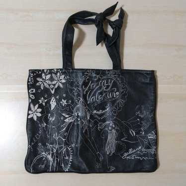 John Galliano ブルゾン トートバッグ 刺繍 英字 2点セット John Galliano ブルゾン トートバッグ 刺繍 英字 2点セット 手