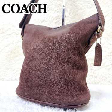バッグ OLD COACH nubuck leather shoulder bag Vintage COACH Old Coach Shoulder Bag 4949 Nubuck Leather