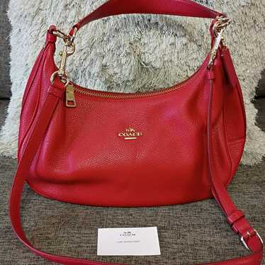 バッグ Vintage Coach Hobo Ergo Zip Red s-l1200.jpg