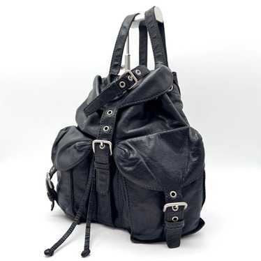 【超激レア❗️】miumiu archive レザー　巾着　90s 超激レア❗️】miumiu archive レザー 巾着 90s 超激レア