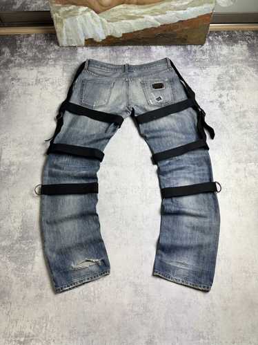 Dolce&gabbana damage denim pants y2k お兄系 Dolce&gabbana damage denim pants y2k お兄系 Dolce&gabbana
