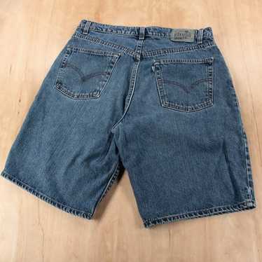 パンツ 1990s Levi's silver tab navy shorts old Vintage 1990's Levi's Silver Tab Denim Shorts, 34 - Etsy