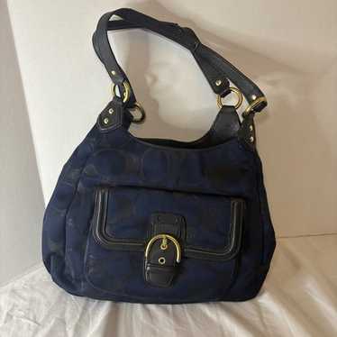 バッグ Coach Campbell Satchel in Mineral Blue Coach Campbell Satchel in Mineral Blue|mercariメルカリ官方