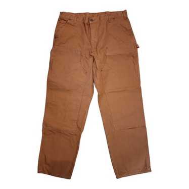 CARHARTT B136 DOUBLE FRONT PANTS 32×30 CARHARTT B136 - Double Front Washed Duck Loose Fit Pant - Brown