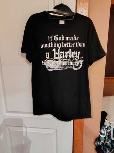70s t-shirt harley vintage - Gem