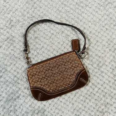 vintage coach old ミニボストン brown br>COACH コーチ/オールドコーチ/レザーミニボストンバッグ