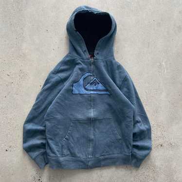 Quiksilver ジップ フード ジャケット ビンテージ スケート サーフ Quiksilver ジップ フード ジャケット ビンテージ スケート