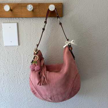 vintage coach old Suede pink オールドコーチ vintage coach old Suede pink オールドコーチ