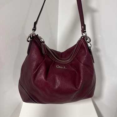 Burgundy coach bag - Gem