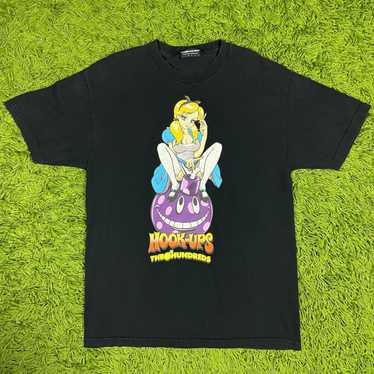 Hook Ups アリス　90sTシャツ ネイビー Hook Ups アリス 90sTシャツ ネイビー vintage 90's HOOK-UPS