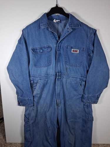 70s mens coveralls overalls - Gem