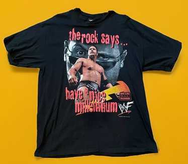 The rock wwf shirt - Gem