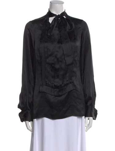 LANVIN silk チュニック？ブラウス スキッパーチュニックブラウス|LANVIN en Bleu | LANVIN en Bleu