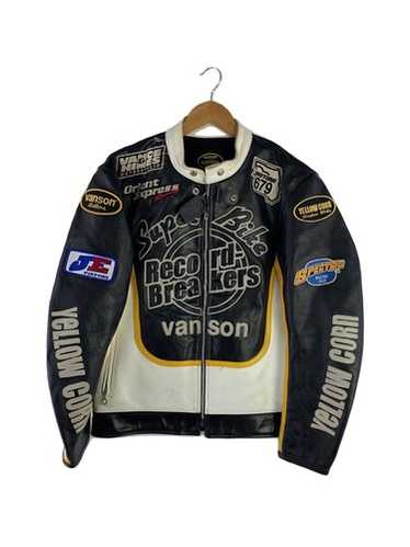 【超美品】VANSON Leather Single Riders Jacket VANSON Leather Single Riders Jacket men Size 34 Color Brown