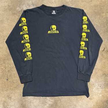 Skull skates t-shirt v019 - Gem