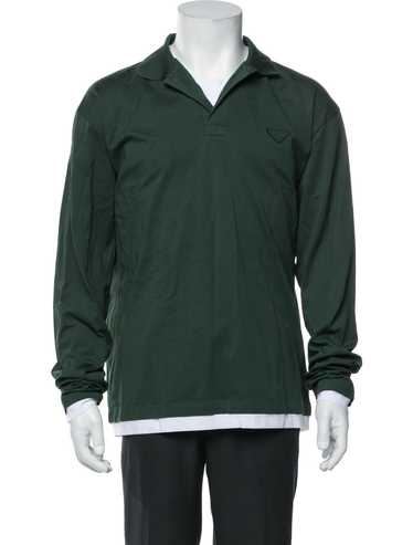 トップス 00s PRADA SPORT polo shirts black green Prada polo shirt from - Gem