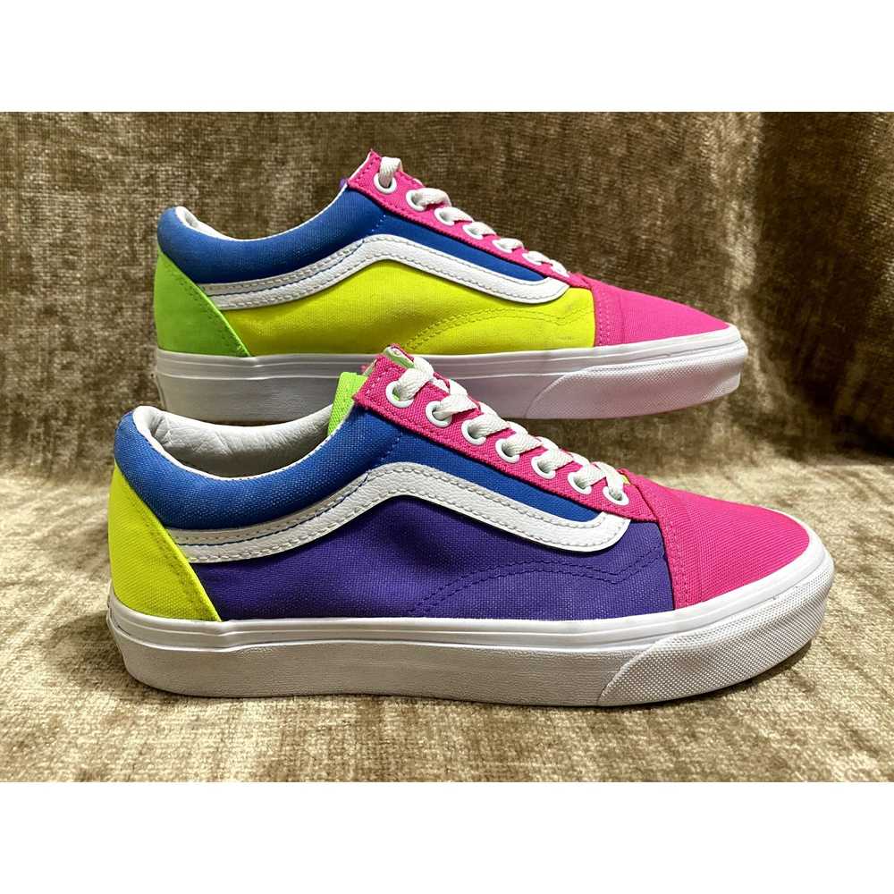 Vans Vans Old Skool Color Block Multi-Color Neon … - image 2