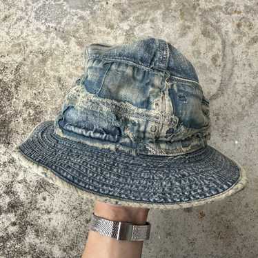 キャピタル KAPITAL Boro Bucket Kapital × Kapital Kountry KAPITAL BORO BUCKET HAT | Grailed