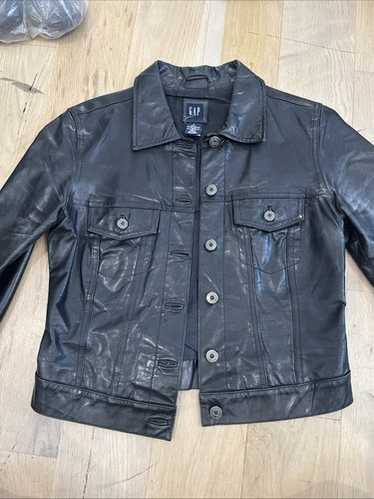 も*✨様 90s old gap short leather bomber ja も*✨様 90s old gap short leather bomber ja - メルカリ