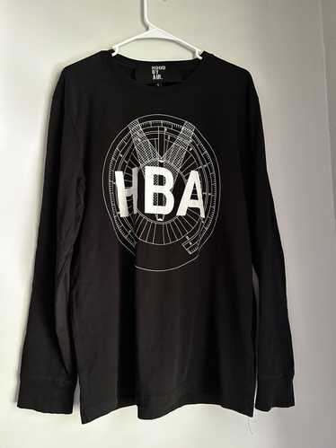超希少 HOOD BY AIR HBA ロゴ ロングTシャツ M ブラック 長袖 Black' ファッション 超希少 HOOD BY AIR HBA ロゴ ロングT