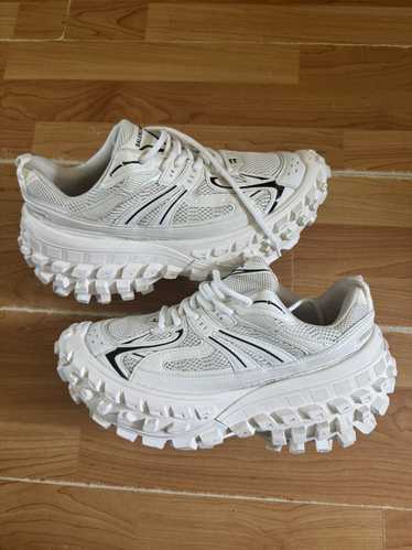 靴 BALENCIAGA defender 44 BALENCIAGA DEFENDER BOUNCER SNEAKERS Eggshell/Black Size 42