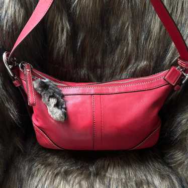 COACH コーチ シグネチャー SOHO 6351 レッド ワンショルダー COACH コーチ シグネチャー SOHO 6351 レッド ワンショルダー