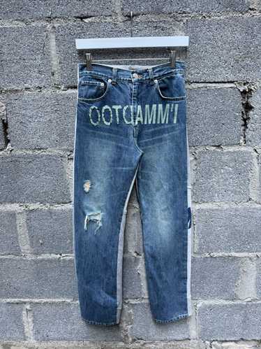 パンツ 19AW UNDERCOVER HYBRID DENIM 楽天市場】【中古】UNDERCOVER 2023AW ドリップビーズ刺繍デニム