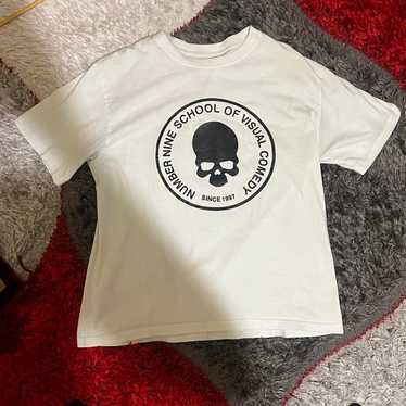 トップス 01SS NUMBER (N)INE skull print T-shirt Pre-owned] NUMBER (N)INE Skull Print T-shirt / Printed T