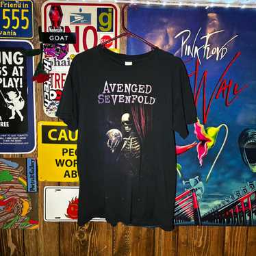 10T6002 AVENGED SEVENFOLD Tシャツ バンドT 古着 AVENGED SEVENFOLD アヴェンジド・セブンフォールド A7X バンドT