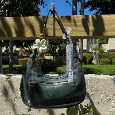 Vintage coach leather green - Gem