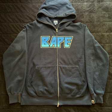 【A・BATHING APE】KISS LOGO SWEAT SHIRT 00s 00s A Bathing Ape BAPE Kiss Logo Vintage Y2K Oversized Brown