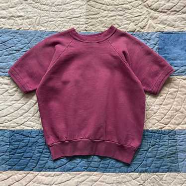 1960s short sleeve raglan sweatshirt - Gem