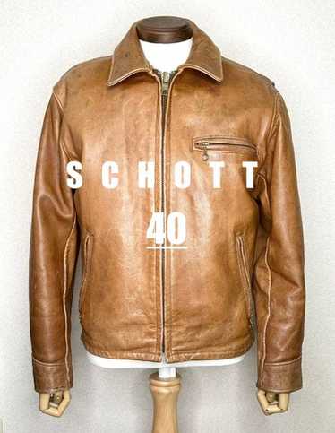 Schott single rider jacket/made - Gem