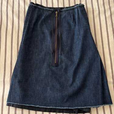 Navy prada skirt - Gem