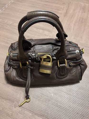Vintage Chloé Paddington Bags Brown Chloe Paddington Handbag Brown Leather 02-08-53 Y2K Tote bag