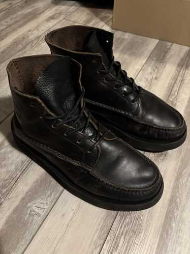 新品9.5万YUKETEN Maine Guide Bootsモカシンホーウィン All Handsewn Maine Guide 6 Eye DB Boots - Brown Multi — YUKETEN