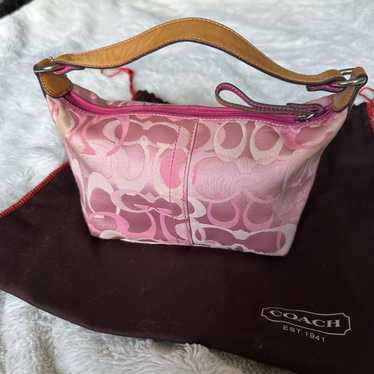 バッグ Coach Soho Signature Shoulder Bag Pink Coach Pink Soho Shoulder Bag – Rediscover Vintage