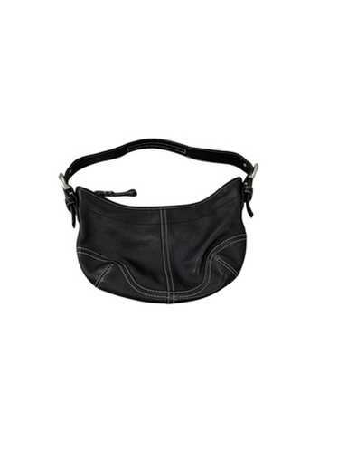 バッグ Coach Small Soho Hobo Shoulder Black Vintage, Coach Soho Hobo Black Leather Shoulder Bag, F05D