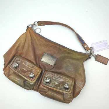 【美品】 COACH POPPY メタリック ショルダーバッグ 2way Y2K Coach poppy 2 way - Gem