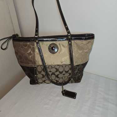 Coach patchwork signature tote - Gem