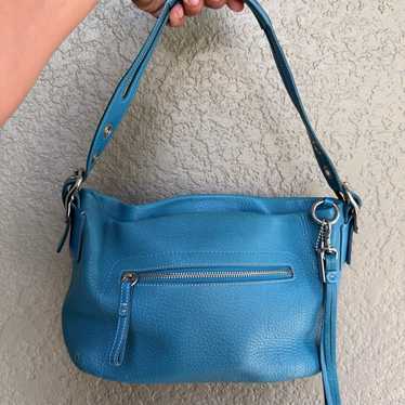 Vintage blue coach purse - Gem